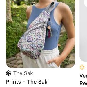 Sakroots Multicolor Backpack with Tassel